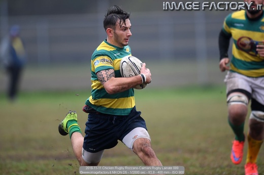 2018-11-11 Chicken Rugby Rozzano-Caimani Rugby Lainate 089